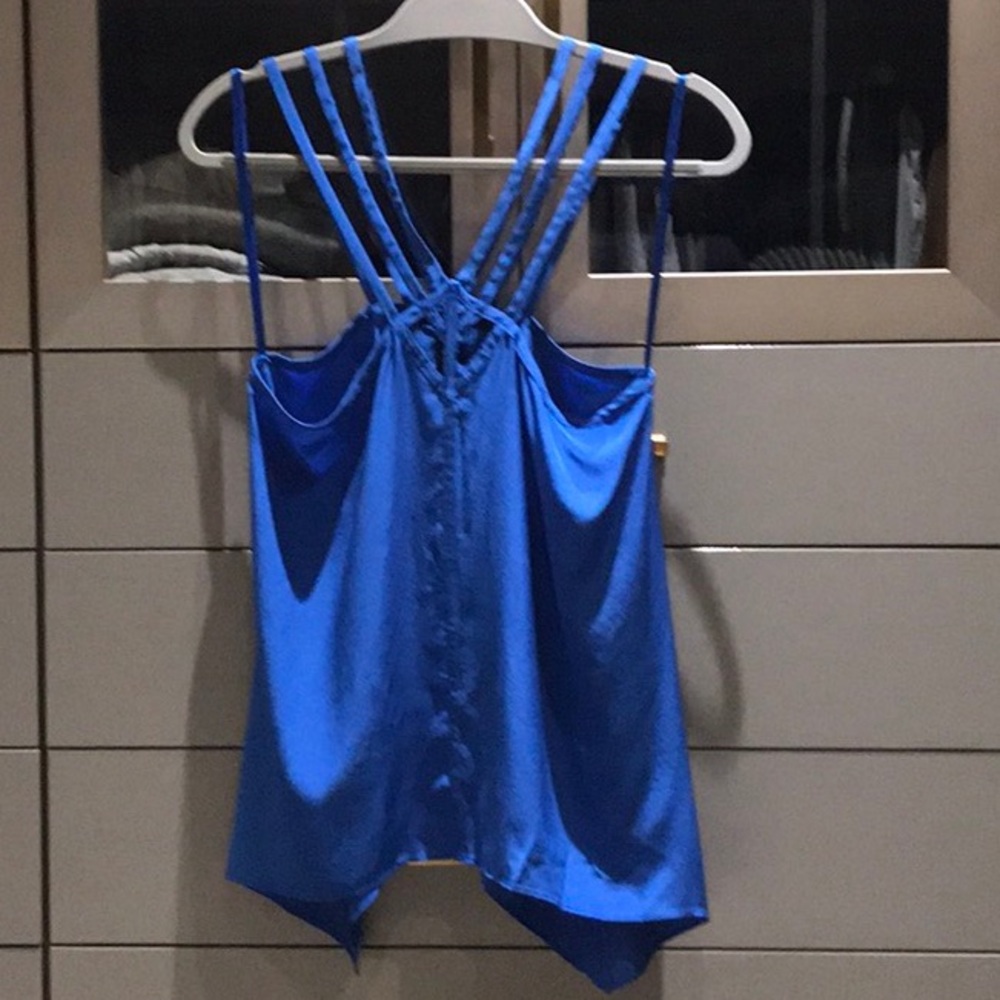 BCBGMaxAzaria Silk Tank Top. XS